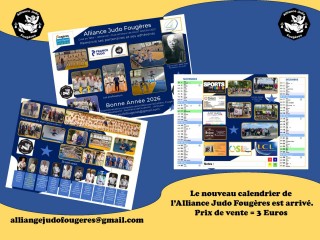Image de l'actu 'Commande en ligne des calendrier AJ Fougères'